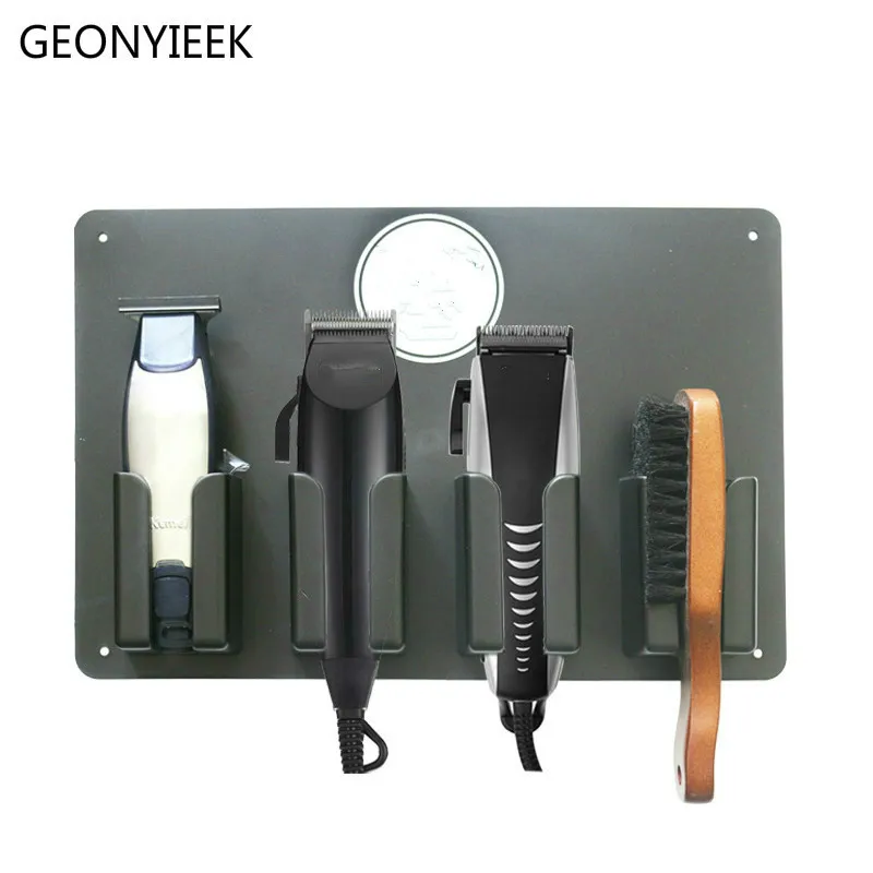 

Professional High Temperature Plastic Barber Tools Storage Case Convenient Hair Clipper Stand Holder For Hair Salon Acessories