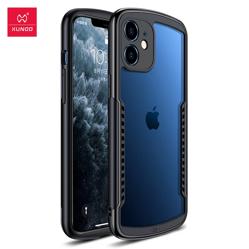 Чехол Xundd для телефона iPhone 12 противоударный чехол мягкие прозрачные подушки
