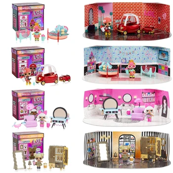 

Original lol Surprise OMG Scenes Doll DIY Cosplay Surprise ball Action figure Accessories Bebek Poupee random Model Blind Box