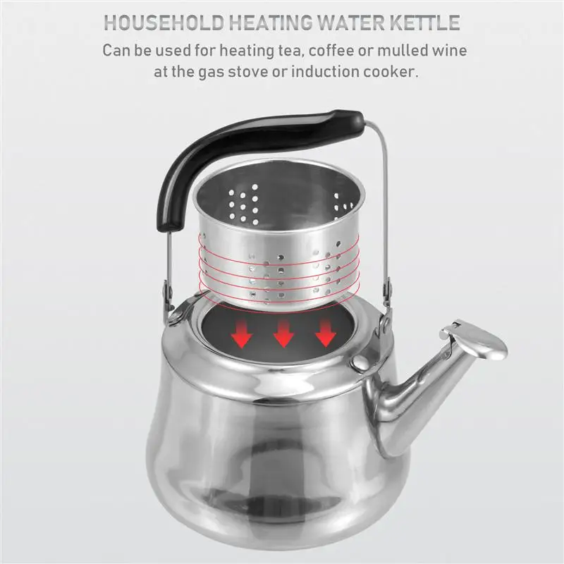 Bouilloires électriques domestiques en acier inoxydable à coupure automatique 2L