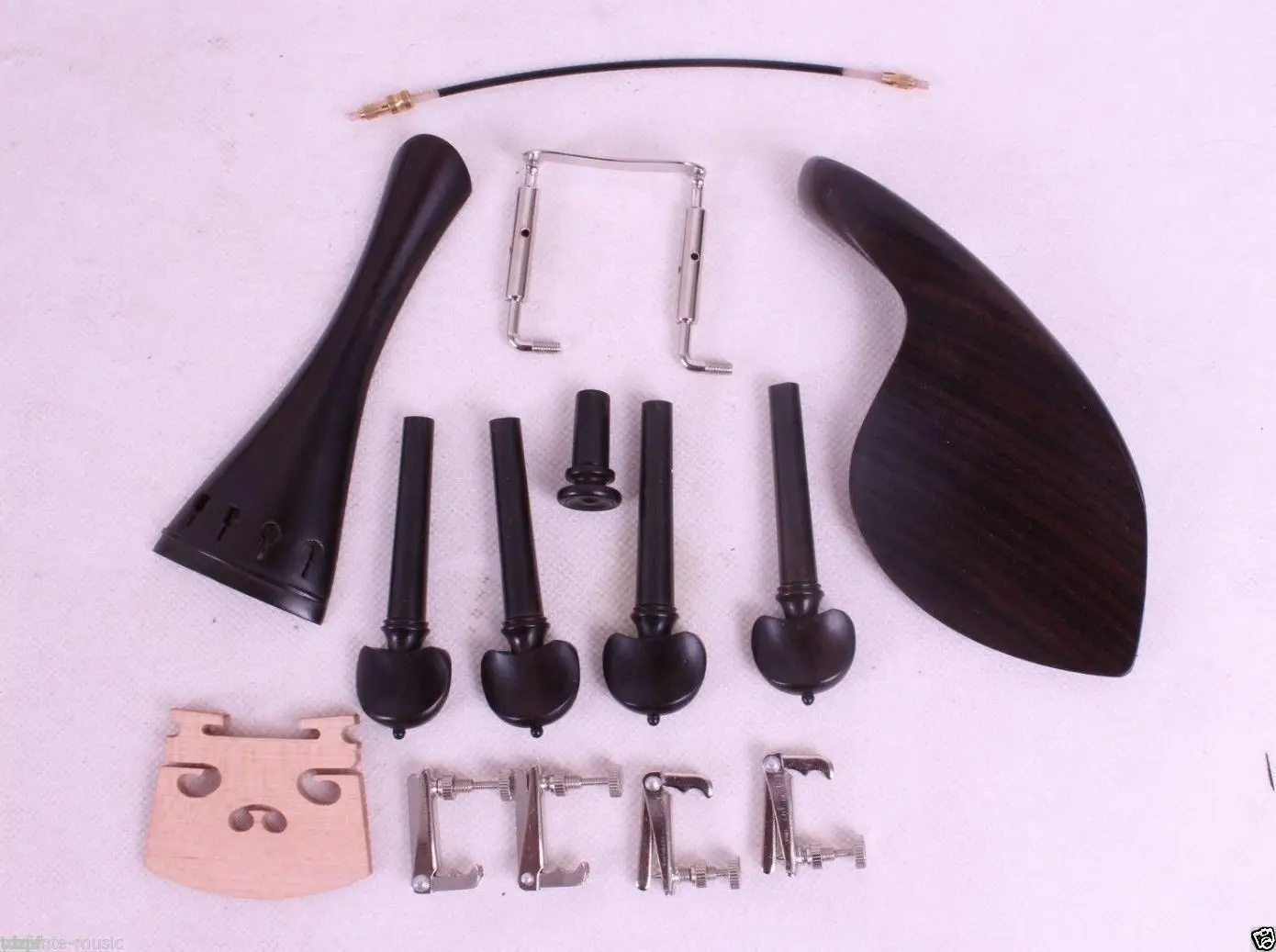 1 компл. 4/4 скрипки эбенового дерева части, хвостовый тюнер peg chinest endpin мост# E40