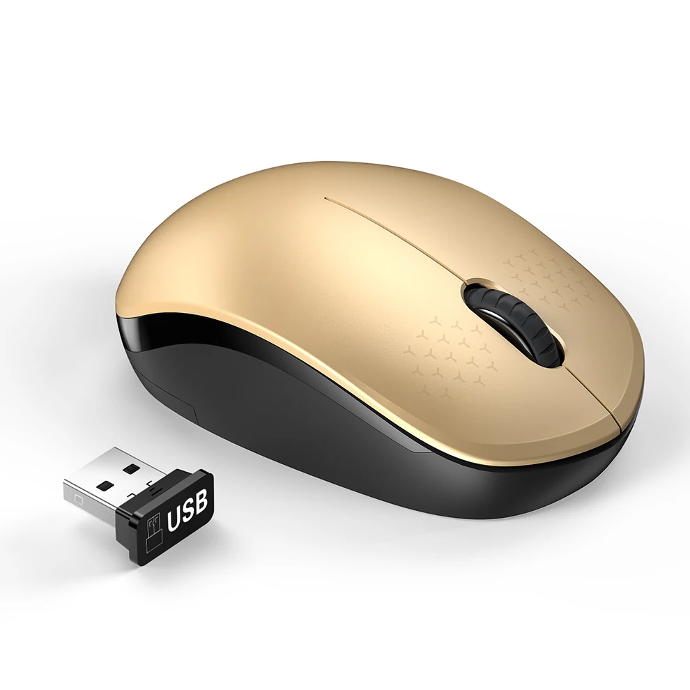 Wireless Mouse - Black Gold