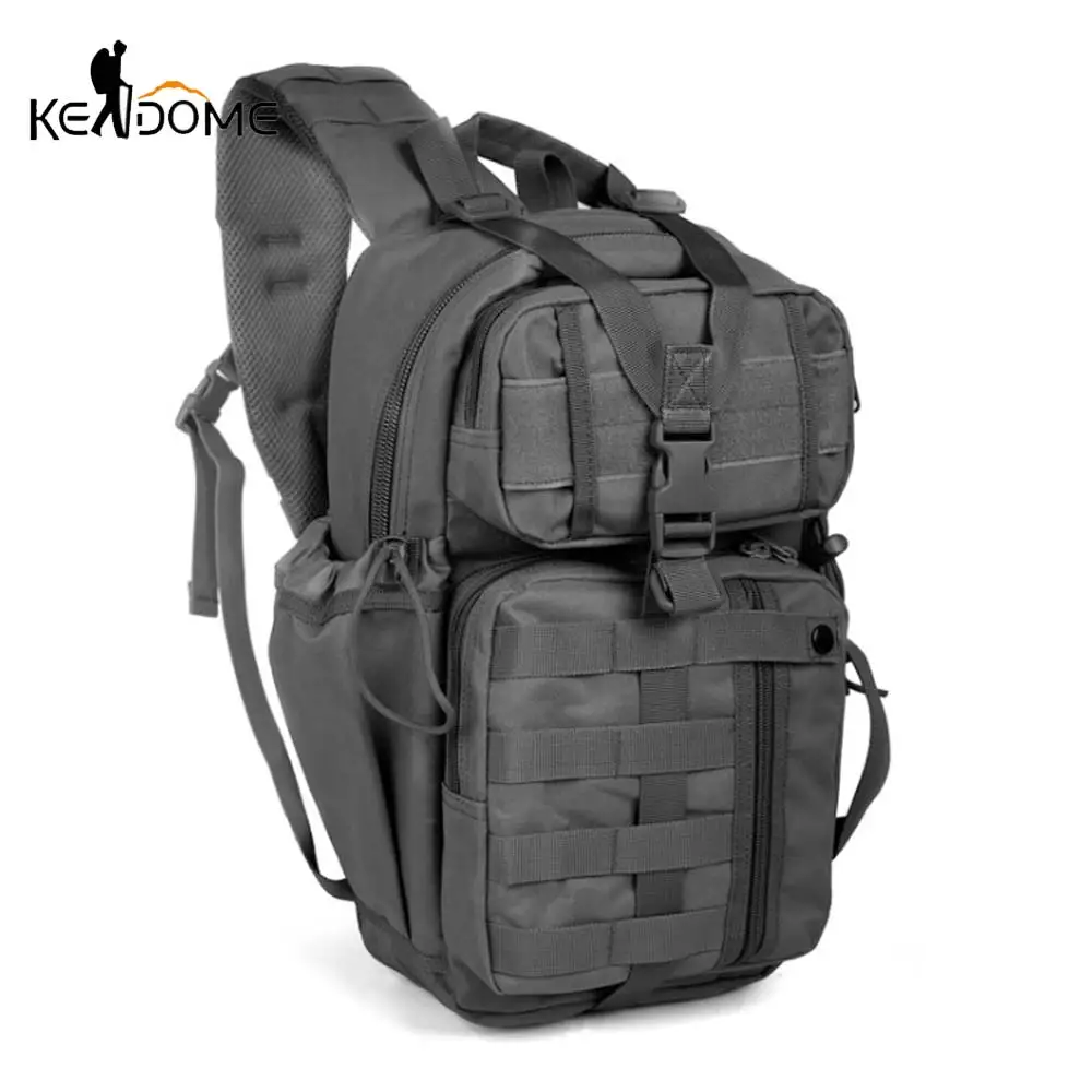 

20L Waterproof Sling Pack Tactical Backpack Military Assault Bag Army Rucksack Outdoor Multifunction Camping Hunting X161D