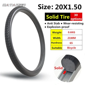 

20*1.5 Bicycle Solid Tire Anti Stab Riding MTB Road Bike 20 X 1.5 Tyre Folding Bicycle Tyres BMX Kids' Bike Tyres Bicycle Tire