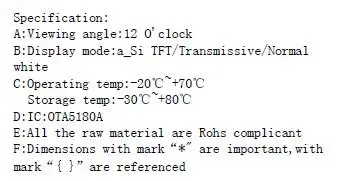 4,3 дюймов 40P HD TFT lcd цветной экран(CTP/No CTP) OTA5180A Привод IC 6P GT911 чип 800*480 RGB 24Bit интерфейс