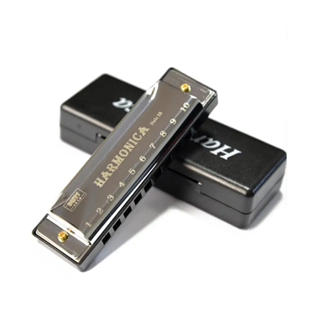 Harmonica Titanium Copper Core Harmonica C Key 10 Holes 20 Tones Blues Perfect For Beginners Professional Students Kid