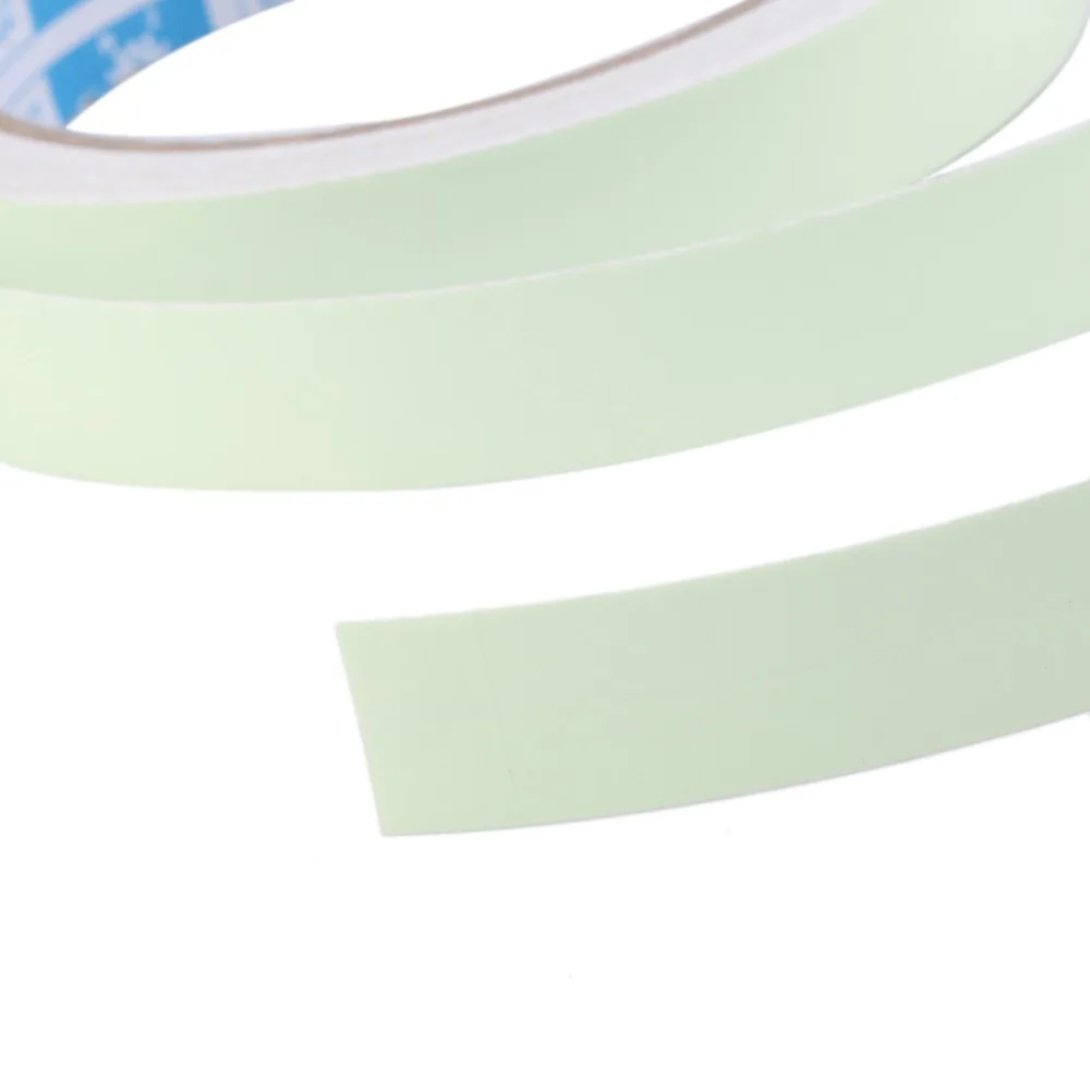10M 10mm Luminous Tape Self-adhesive Warning Tape Night Vision Glow In Dark Safety Security Home Decoration Tapes