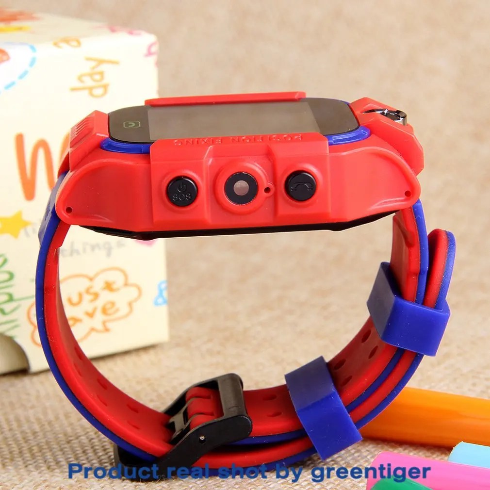 Telefone para Meninas Meninos com Localizador Rastreador de Fitness Crianças Relógio Inteligente Pedômetro Toque Câmera Anti Perdido Despertador Q19 Gps 4 Relógios inteligentes