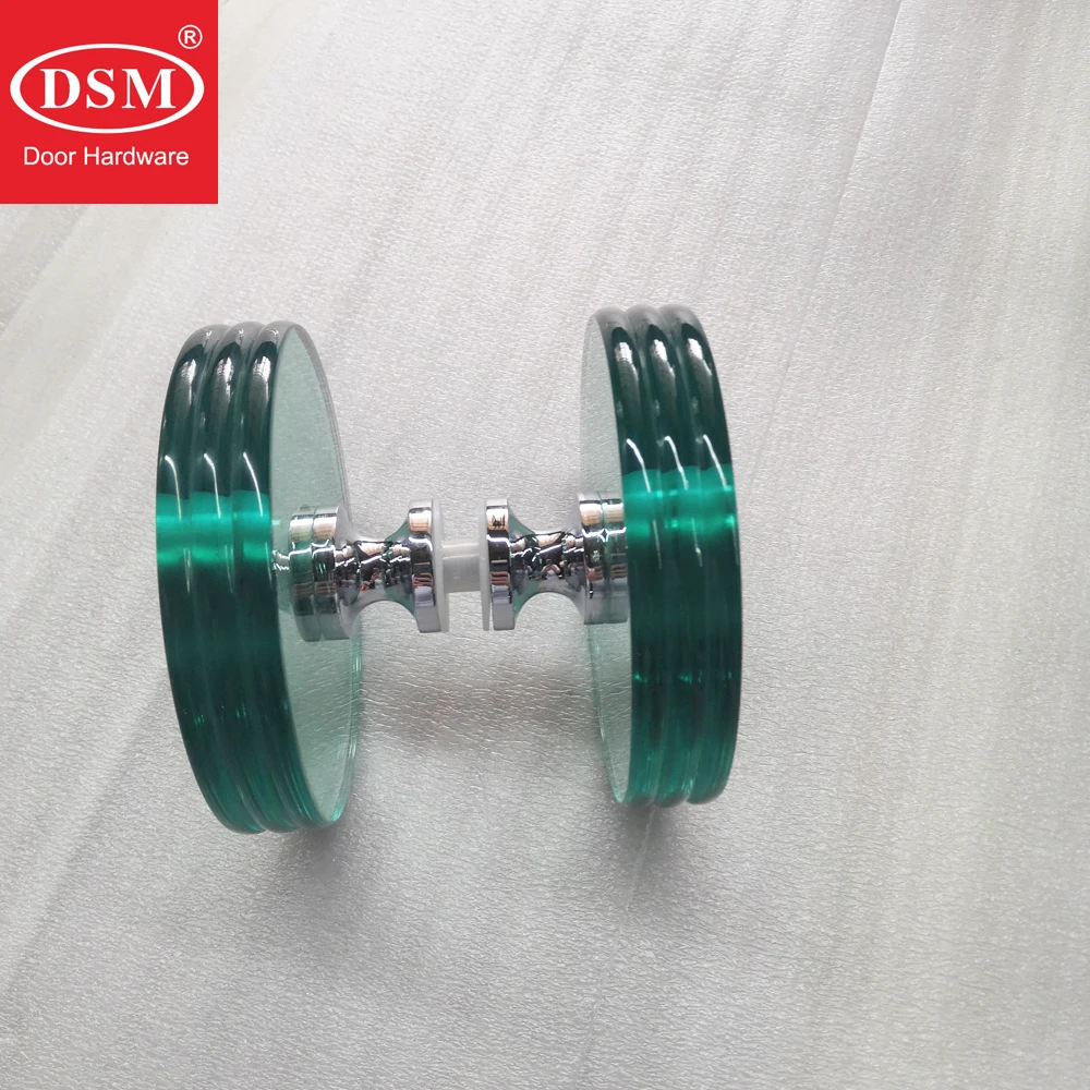 Entrance Door Handle PA-297-Green Plexiglass 2