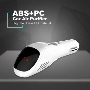 

S90B Car Air Purifier Freshener Ionizer Mini Freshener Air Anion Ionic Purifier Oxygen Bar Ozone Cleaner Dual USB Port 12V