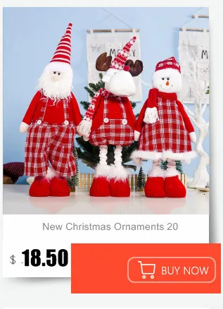 Новые рождественские украшения мини-кукла Санта-Клауса Navidad подарок для детей Merry Hristmas дерево украшения для домашнего натального декора