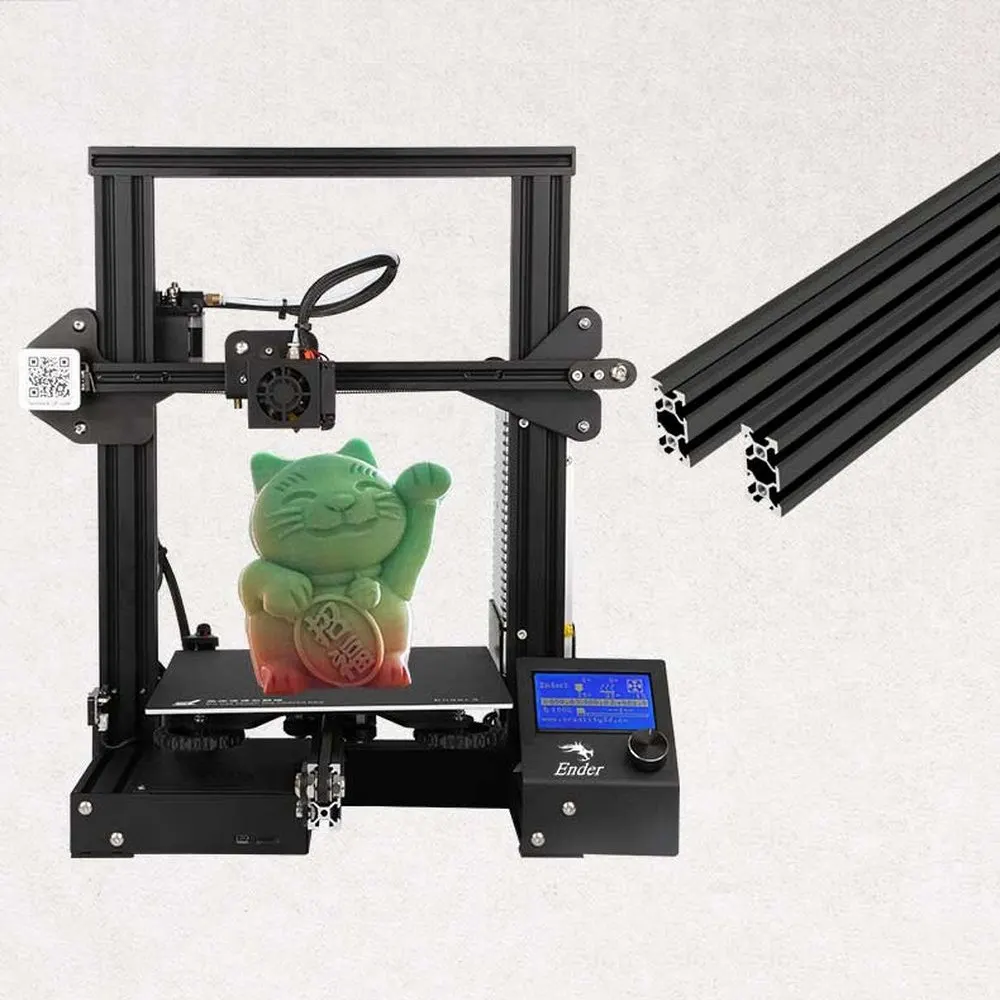 US Plug CREALITY Ender-3 3d принтер, печать на выходе из строя, сделай сам, техника, хороший блок питания в сборке, без шума, гладкая - Цвет: US Plug