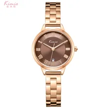 Reloj Mujer New Fashion Rose Gold Calendar Bracelet Womens Watches Ladies Simple Round Dial Top Brand Dress Quartz Watch Chasy