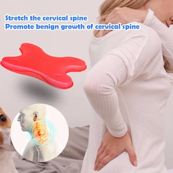 

Neck Head Shoulder Pain Relief Support Cervical Stretch Traction Pillow Correction Pain Stress Relief Neck Stretcher 20