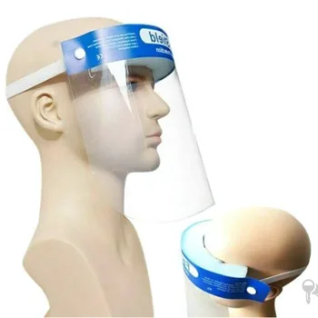 

Full Face Shield Mask Clear Flip Up Visor Protection Safety Work Guard For Droplet Dust Oil Fume In Stock Dropshipping
