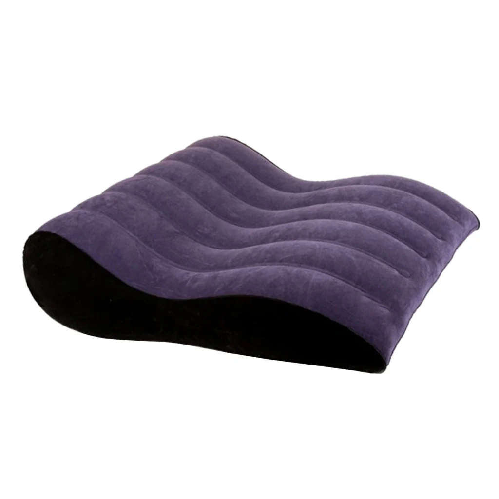 Soft PVC Portable Inflatable Air Pillow Wedge Comfortable Curved Foldable Couples Adult Games Love Pad Cushion Mat Furniture