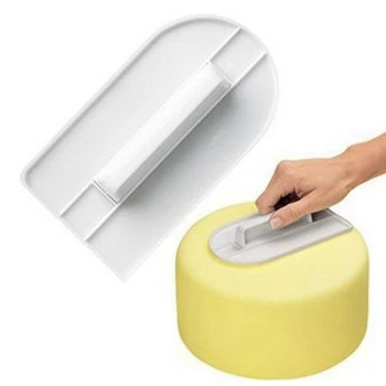 

Plastic Right Angle Rounded Corner Wide Angle Surface Polishing Pastry Cake Decorat Tool DIY Fondant Cake Cream Smoothing Tools