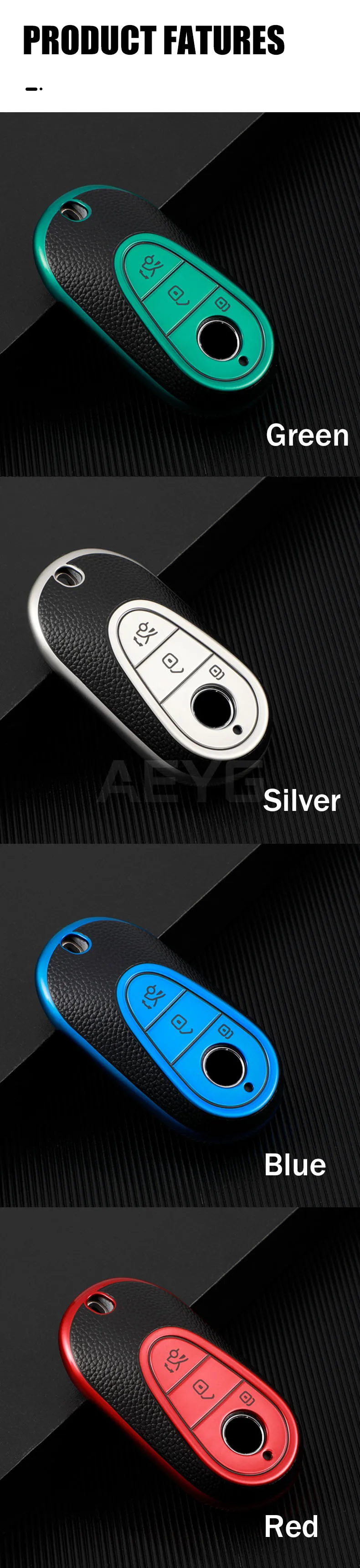 Cover Chiave/telecomando per Mercedes Benz W223 Class S300 S350 S450 S500 - H2b891eef0d6547bea18b0ce02110018aN