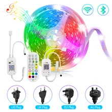 

Led Strip 5050 RGB Lights 5M-20M Led Light Alexa Wifi Flexible Tape LEDs for Room Decoration Music Led Lights with Remote
