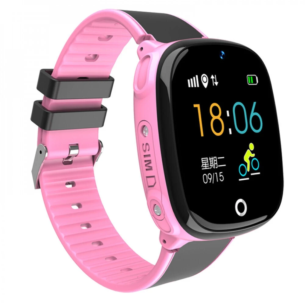 Детские умные часы Smart Baby Watch HW11 розовые/ Наручные розовые / Умные | Электроника