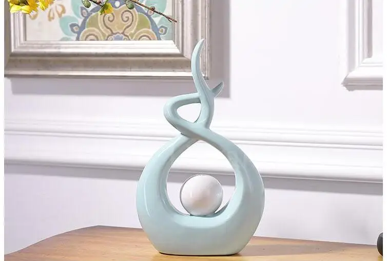 Современные из европейской керамики Lover shape настольные украшения для домашней обстановки украшения ремесла Искусство свадебные подарки фигурки офисный Декор