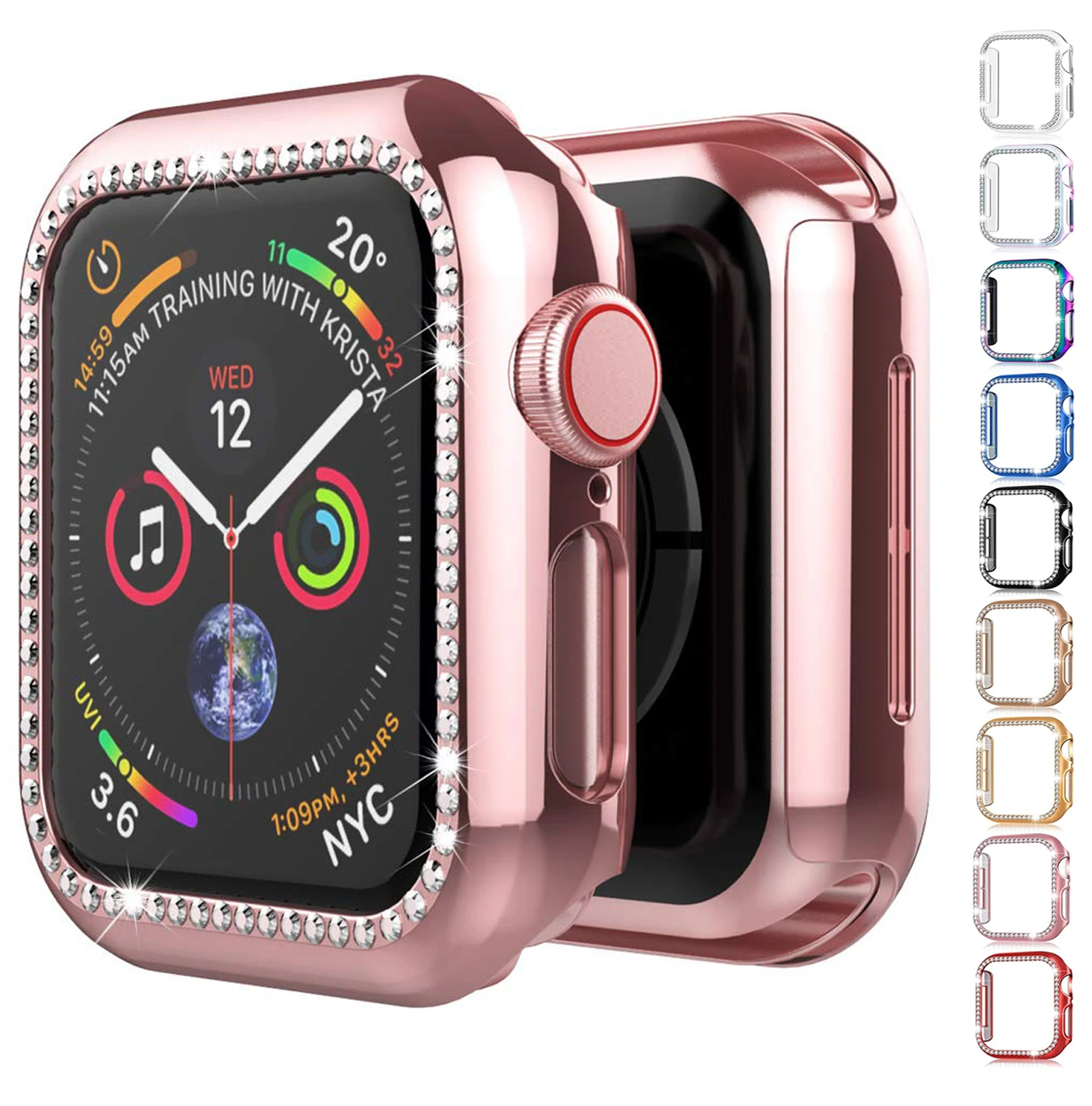 Шикарный чехол для Apple watch 44 мм 40 iWatch 42 38 аксессуары телефона защита серии 5 4 3 se 6 |
