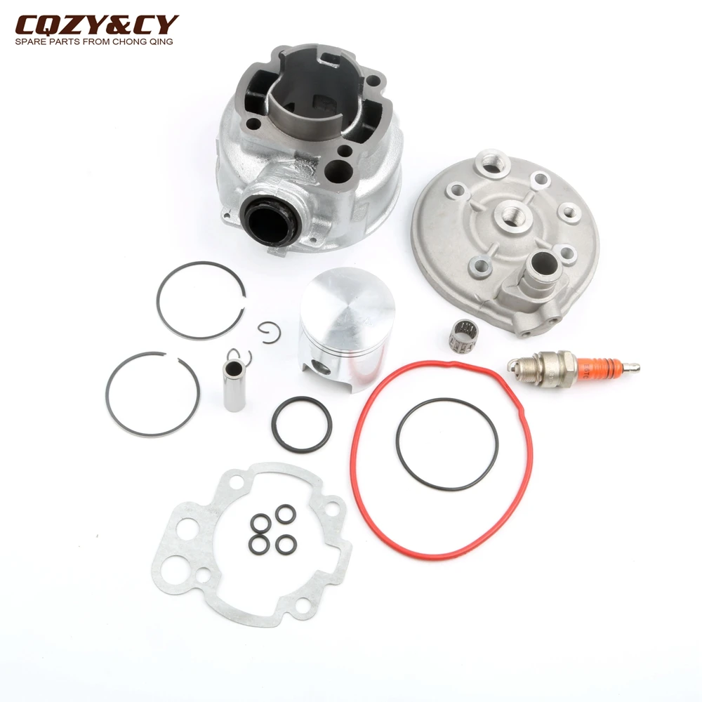 Motorcycle 90cc 49mm Big Bore Cylinder Kit & Cylinder Head for