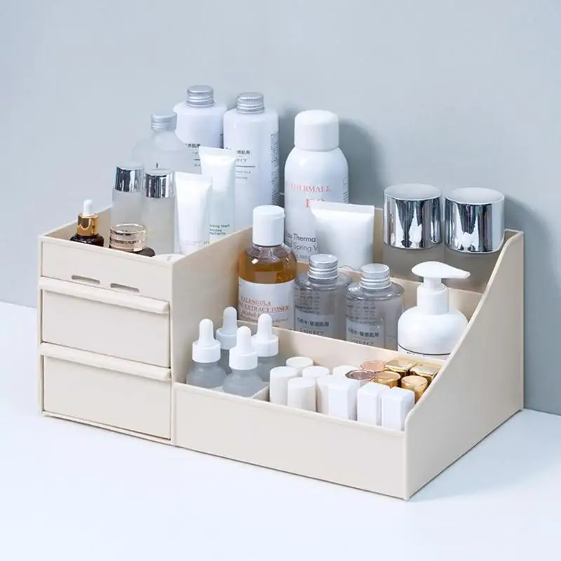 

Large Capacity Cosmetic Storage Box Makeup Drawer Desktop Sundry Organizer Storage Box Storage Case
