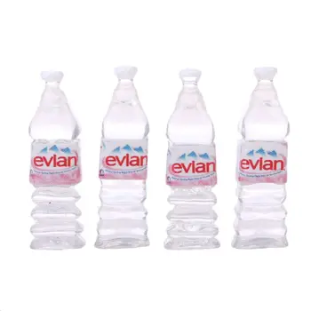 

4pcs 1:12 Toy Water Bottles Set Dollhouse Miniature Drinking Accessory