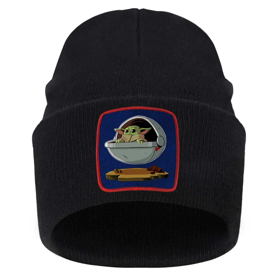 

Baby Yoad Printing New Knitted Hat Mens Solid Cute Breathable Ladies Beanies Hat Hip-hop Casual 10 Colors Elastic Gorros Mujer