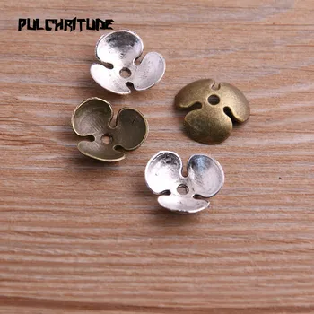 

30pcs 15*15mm Two Color Receptacle Hollow Flower DIY Spaced Jewelry Accessories Charms For Jewelry Making