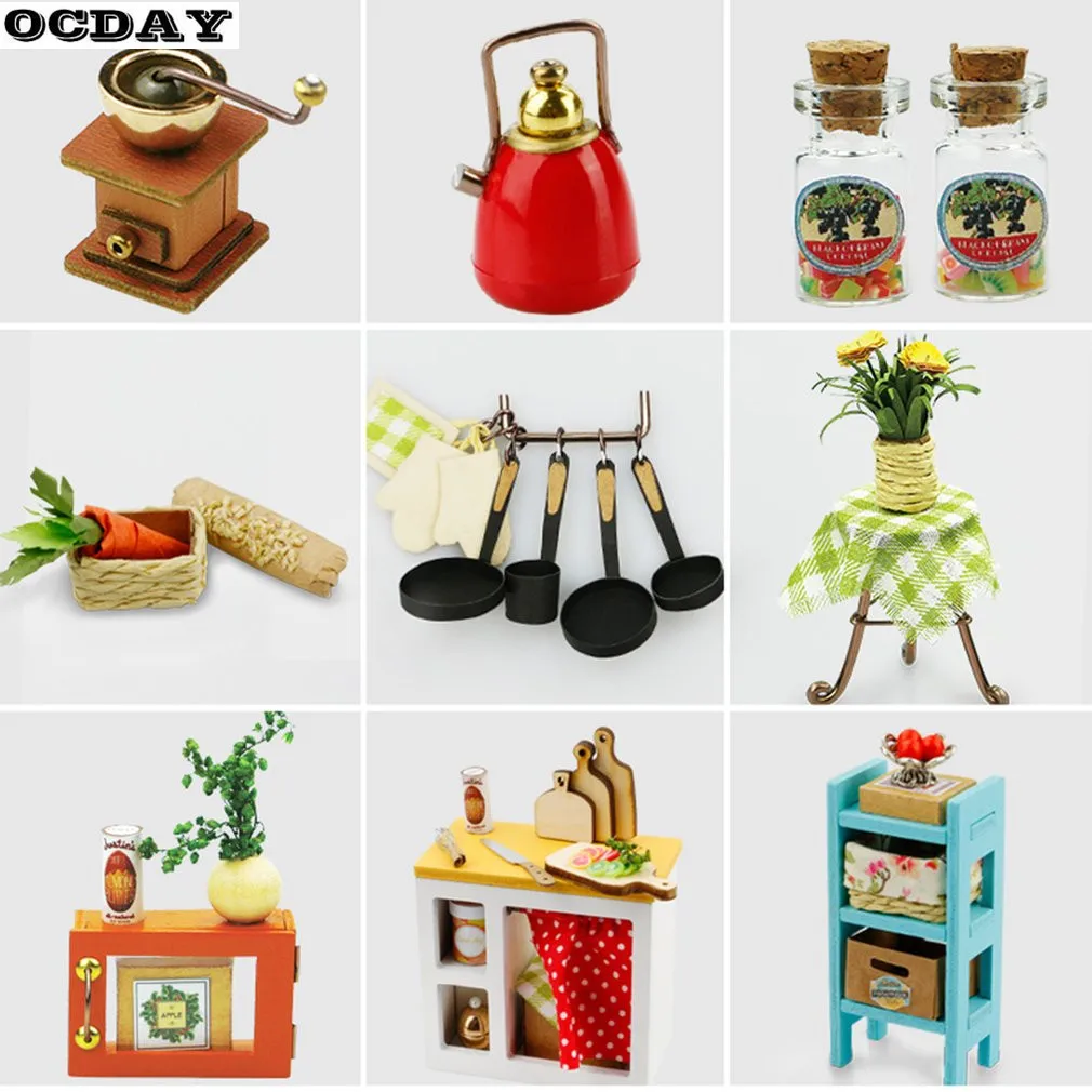 3D DIY деревянные головоломки игрушки Kawaii миниатюрный кукольный домик Строительная модель игрушка ручной работы кукольный дом развивающие Пазлы игрушка для ребенка подарок