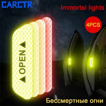 

Ambient Light Car Door Warning Stickers Safety Anti-collision Reflective Warning Stickers Immortal Lights Security Car Sticker