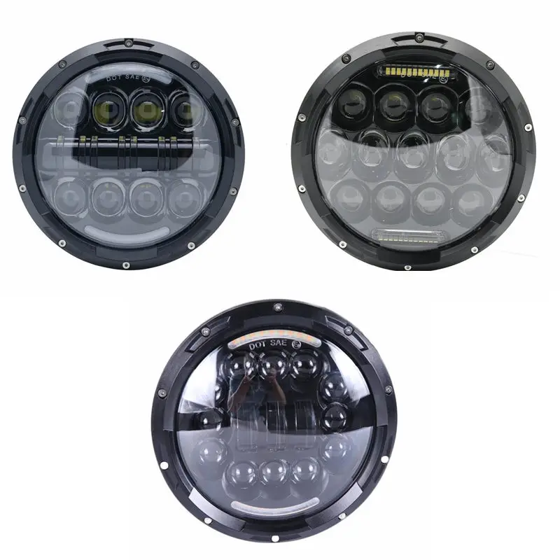 7 дюймов светодиодная передняя фара для мотоцикла Мото фар автомобиля 6500 к H4 с