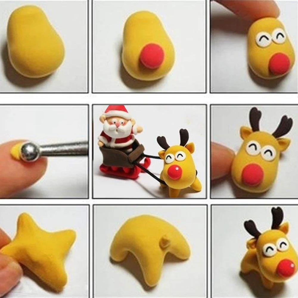6Pcs Aluminum Ribbon Trimming Clay Pottery Sculpting Tools+4Pcs Clay Hole Cutters Pottery Clay Ceramic Tools+5Pcs Cla