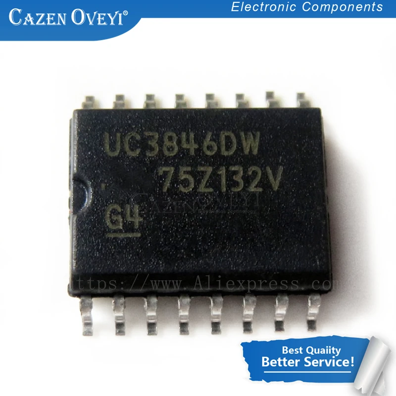 5 шт./лот UC3846DW UC3846 лапками углублением SOP-16 в наличии | Электронные компоненты и