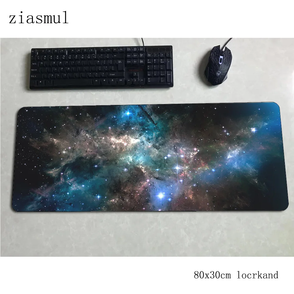 Вселенная коврик для мыши геймер 3d 800x300x3 мм notbook коврик для мыши игровой коврик для мыши большой ПК коврик для мыши стол коврик для мыши