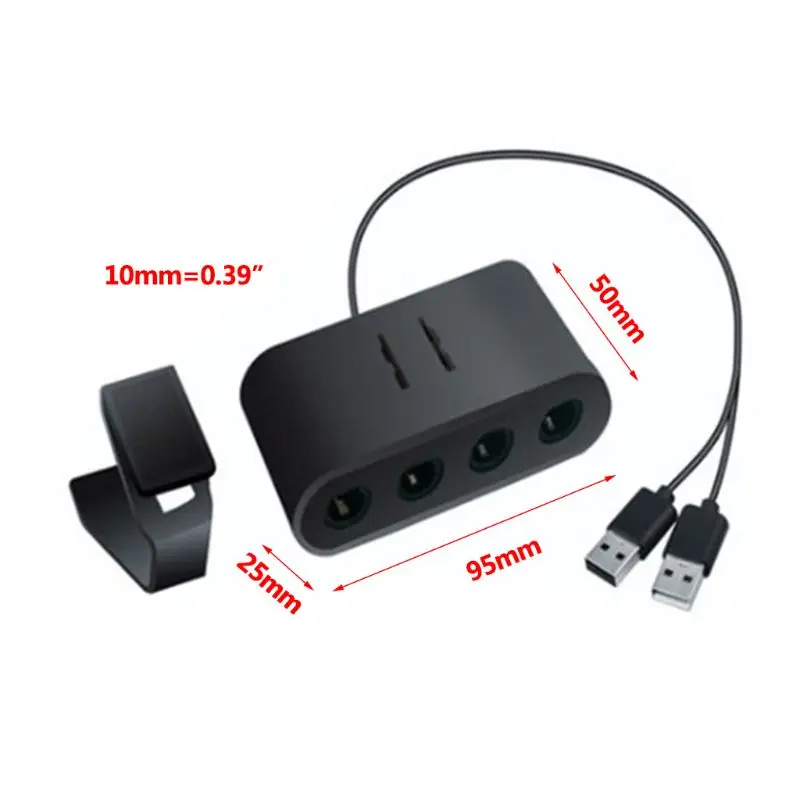 3 в 1 4 порта GC ручка для Wiiu/PC/переключатель конвертер адаптер для PC Игры GameCube GC контроллеры аксессуары AXYF