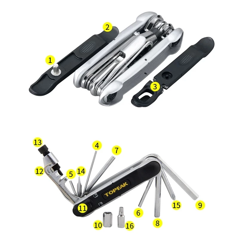 TOPEAK Bike Multitool Portable Bicycle Mini Combination Repairing