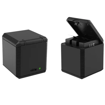 

3 in 1 batteries charger fast charge battery box case type -C port charging for Insta360 one X panoramic action camera