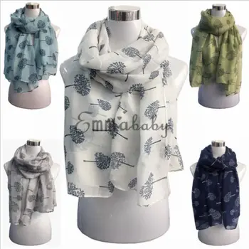 

UK Winter New Women Ladies White Blue Long Cotton Scarf Wrap Fashion Shawl Gift