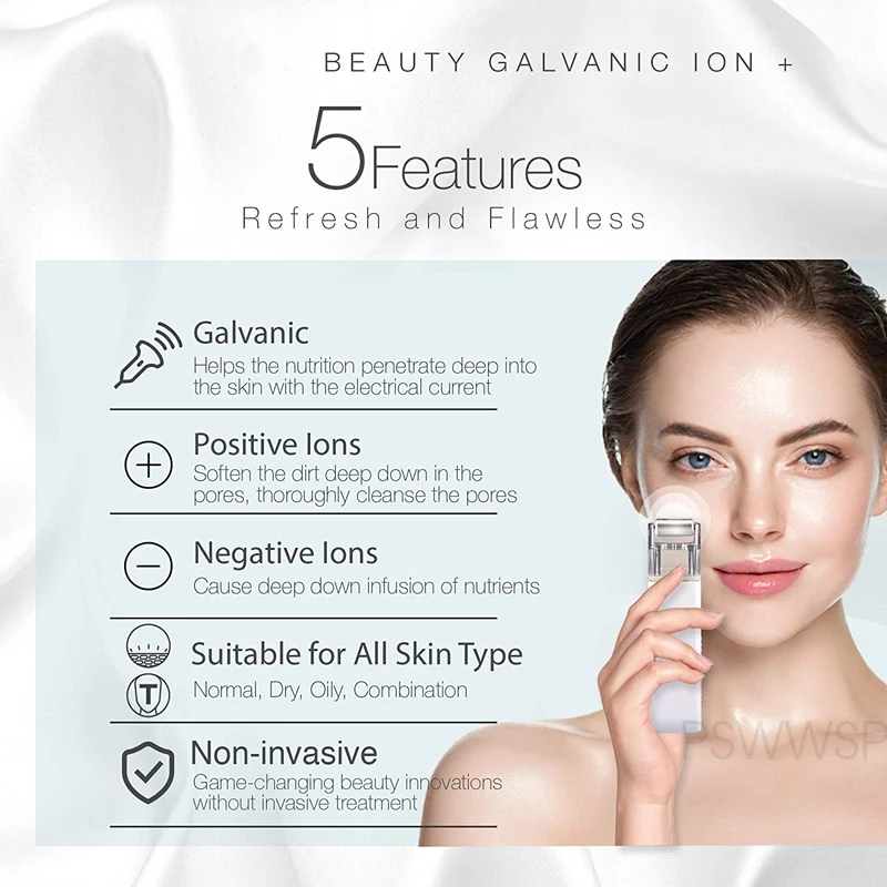 Microcurrent Galvanic Facial Massager Anti Aging Reduce Wrinkle Skin Tightening Face Lift Skin Firming Machine Home Spa Use facial massager facial massage instrument beauty instrument