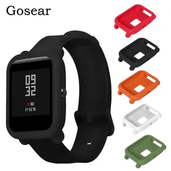 

Gosear Soft Silicone Protective Case Cover Protector Frame Shell for Xiaomi Xiao Mi Huami Amazfit Bip Youth Smart Watch Gadgets