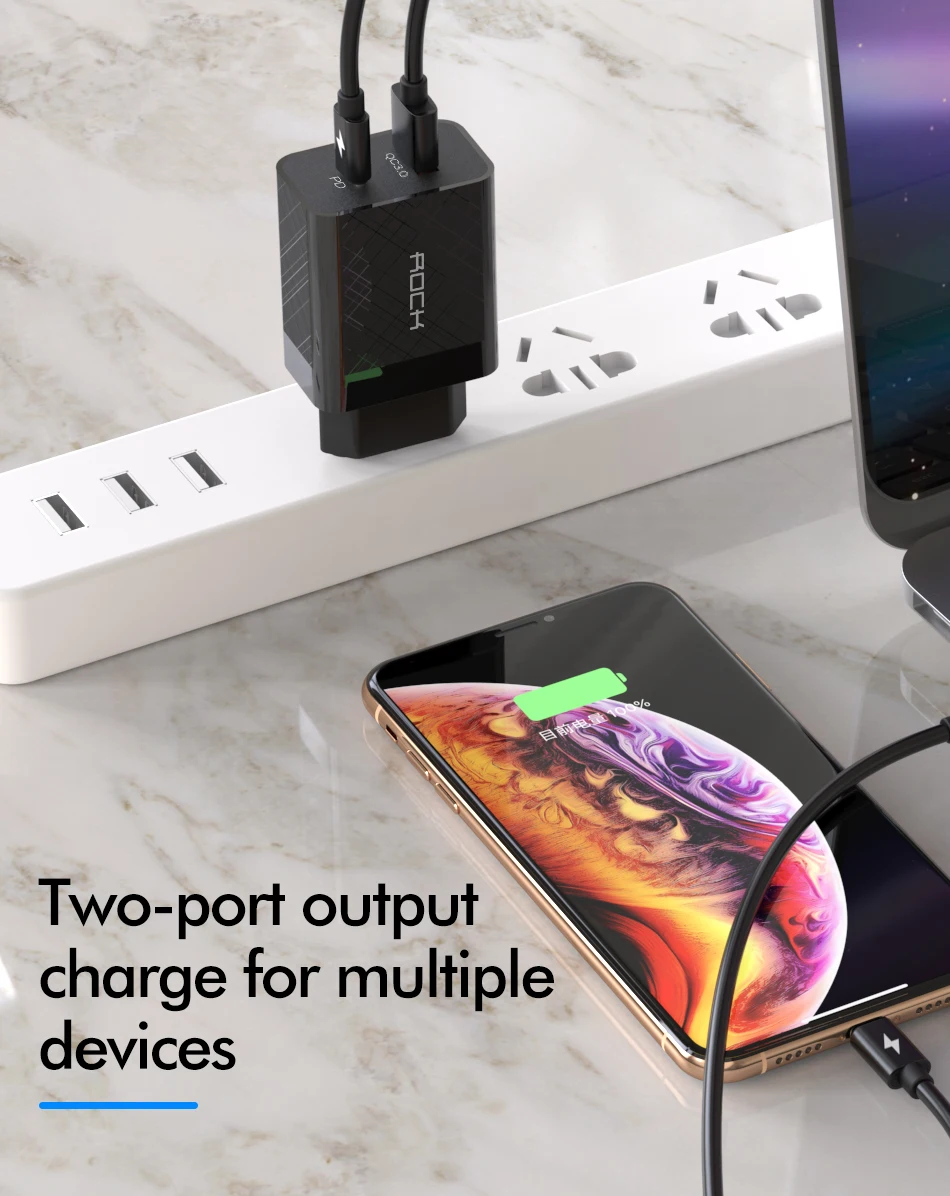 PD QC 3,0 FCP Dual USB зарядное устройство 36 Вт Быстрая зарядка для iPhone 11 Pro XS X 8 plus+ быстрая зарядка мобильного телефона настенное зарядное устройство для путешествий