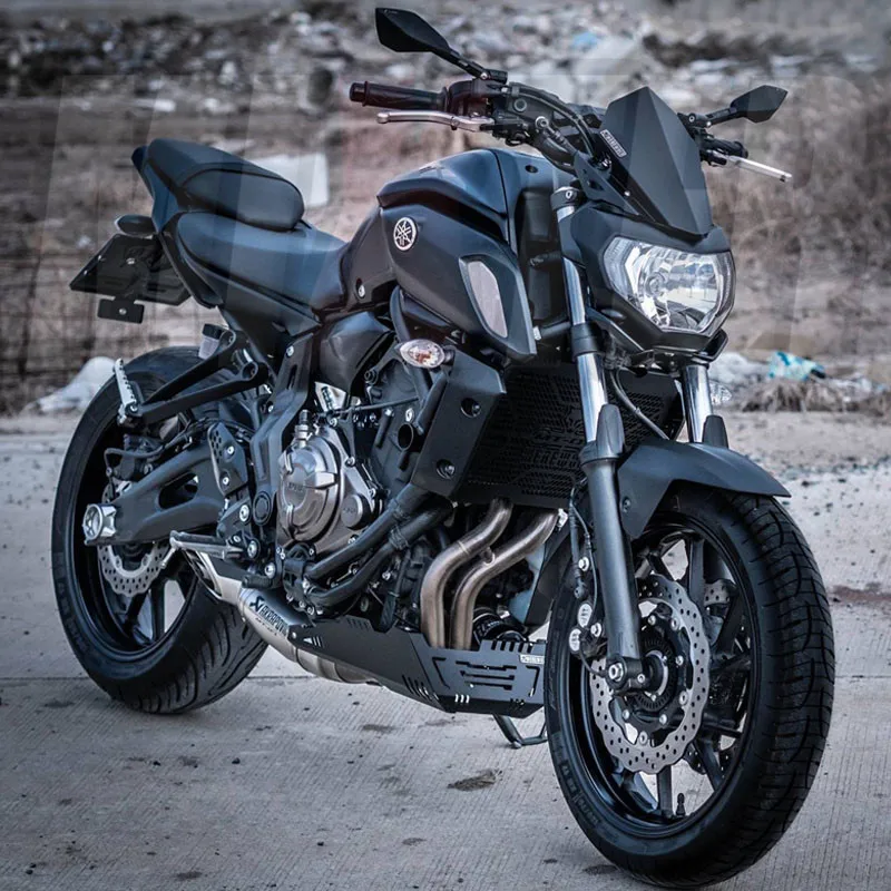 Для YAMAHA MT-07 MT 07 MT07 FZ07 FZ-07 FZ 07 '18-'19 Мотоцикл с ЧПУ лобовое стекло алюминиевый набор ветровой щиток