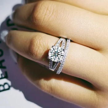 

925 Sterling Silver princess cut zircon Wedding Ring Set for Bridal Women Finger Gift nigeria ghana Fashion Jewelry R4865S