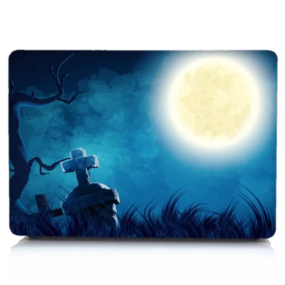 3D чехол для ноутбука на Хэллоуин для MacBook Air 13 Pro retina 11 12 13 13,3 15, для Macbook New Pro 13 15 Touch Bar чехол для клавиатуры