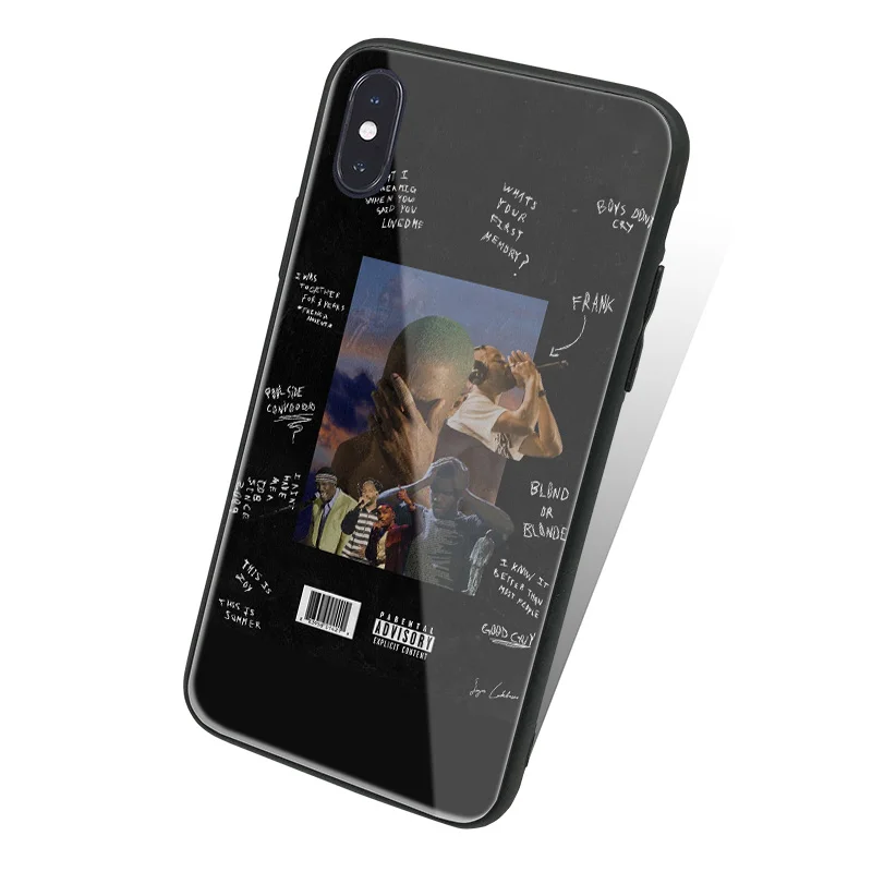 Frank Ocean Blonde rapper Coque чехол из закаленного стекла для телефона чехол для apple iPhone6 6s 7 8 Plus X XR XS 11 Pro MAX