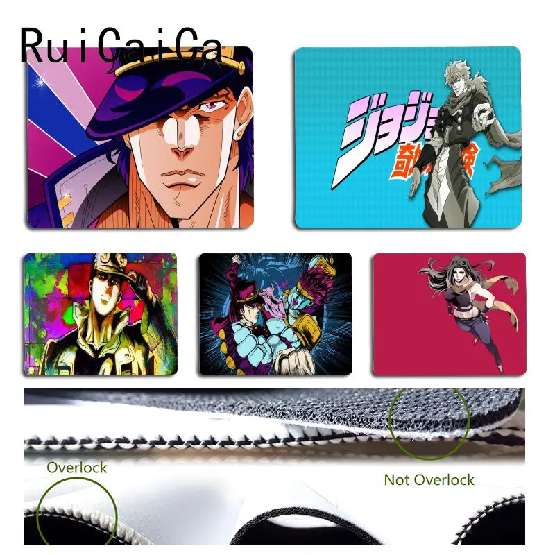 

RuiCaiCa jojo bizarre adventure Customized laptop Gaming mouse pad Size for 18x22cm 25x29cm Small Mousepad