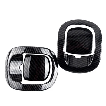 

4pcs Carbon Fiber Print Chair Back Handle Cover fit for Dodge Challenger 2015 2016 2017 2018 2019 Car Accessories